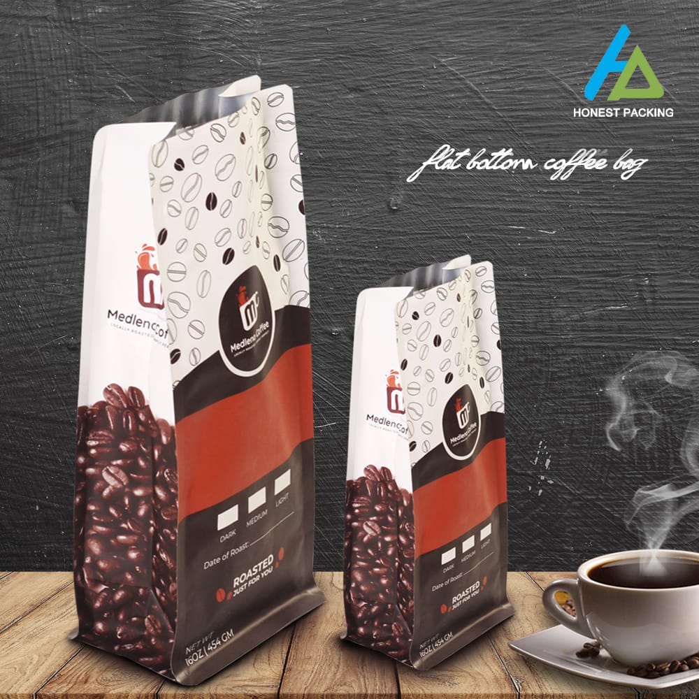 Custom coffee packaging pouches bags