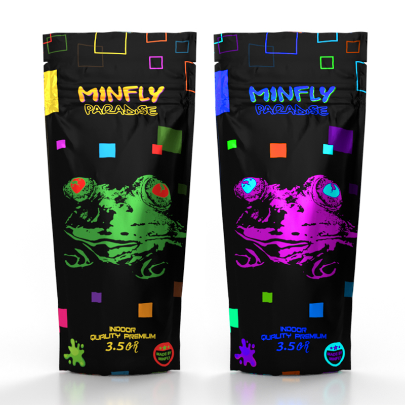 Custom Printed Stand up Pouches -Minfly Design