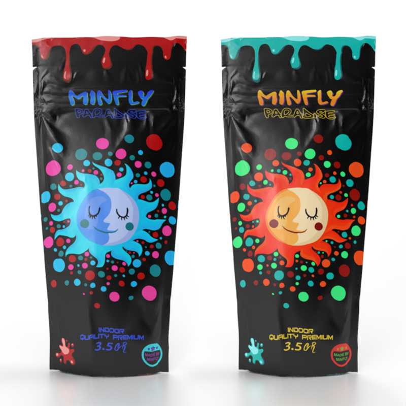 Custom Printed Stand up Pouches -Minfly Design