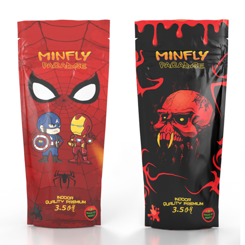 Custom Printed Stand up Pouches -Minfly Design