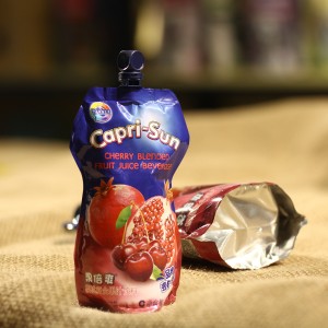 Oanpaste Spout pouches bags Fleksibele Packaging liquor suvel