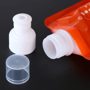 Buste personalizzate con beccuccio superiore Imballaggio flessibile per liquori lattiero-caseari