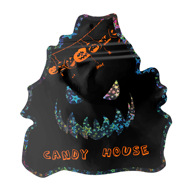 Halloween Design-custom printed shaped bags pouches-minfly10