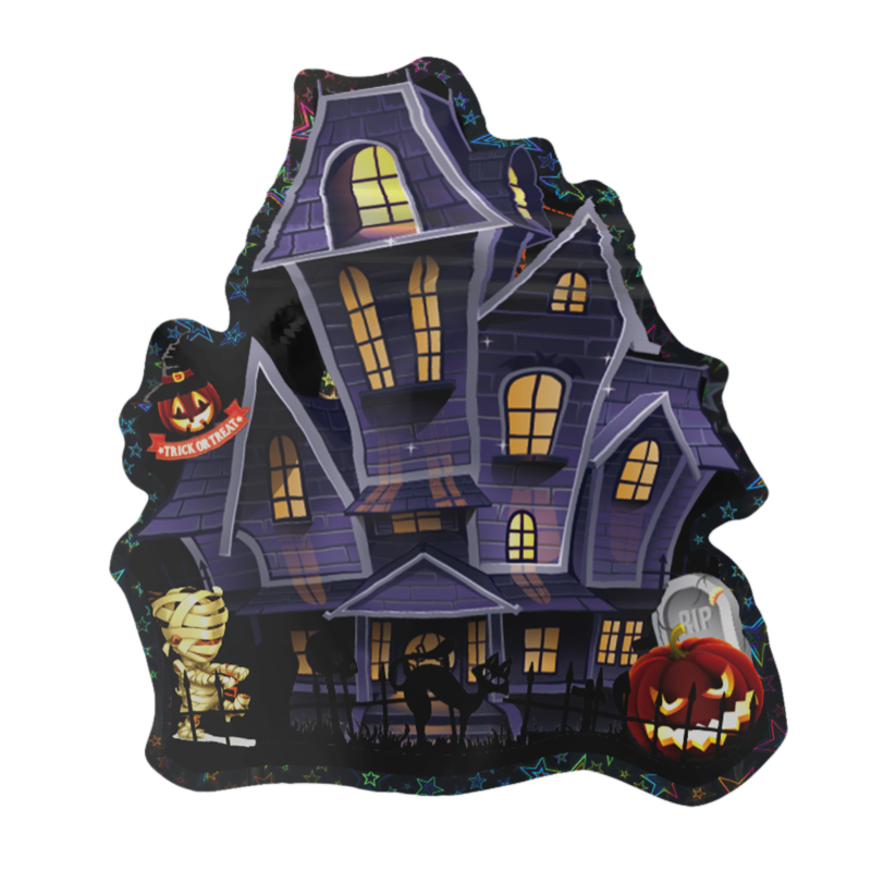 Halloween ဒီဇိုင်း- စိတ်ကြိုက် ပုံသဏ္ဍာန် ရိုက်နှိပ်ထားသော အိတ်များ-minfly11