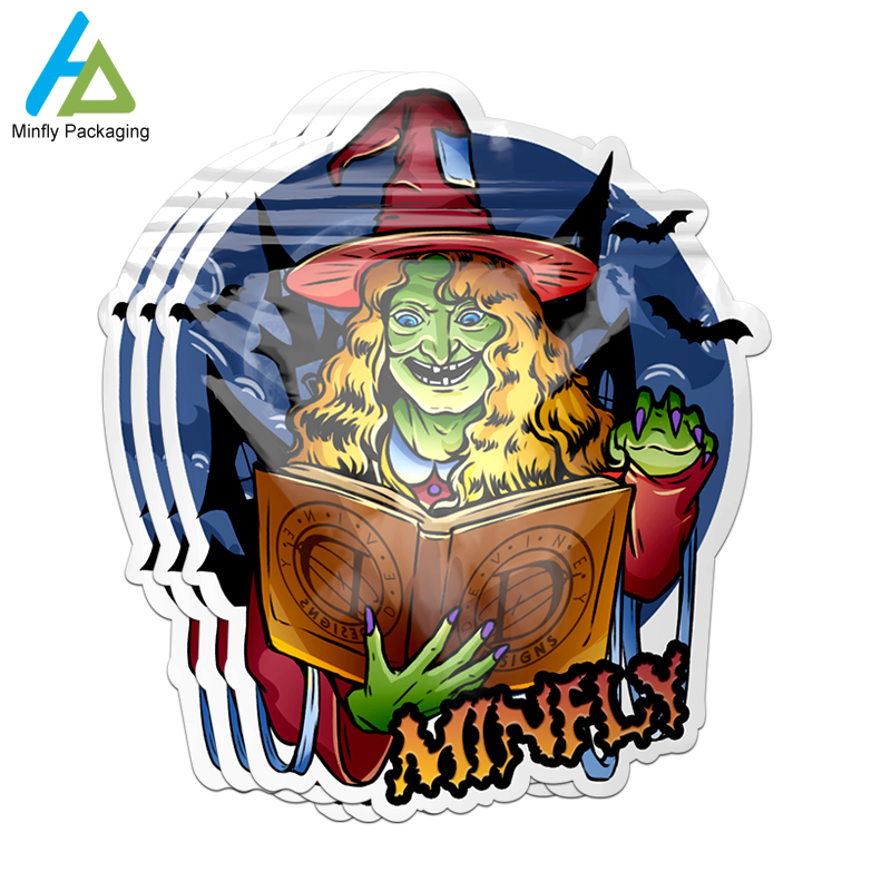 Halloween Design-custom printed shaped bags pouches-minfly4