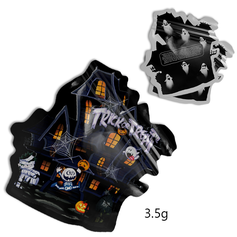 Halloween Design-custom printed shaped bags pouches-minfly8